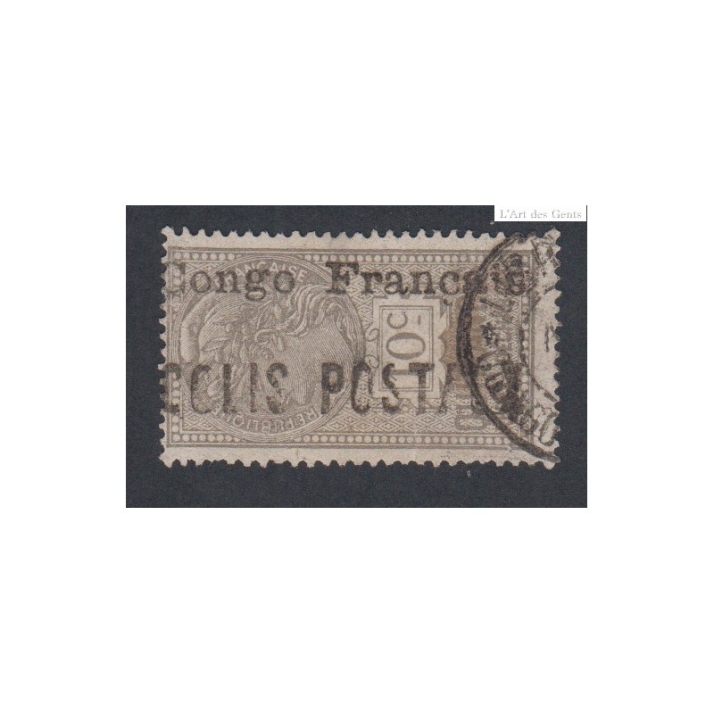 Timbres Congo Français Colonie 1893 Colis Postaux n°2, cote 275 € lartdesgents