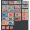 Timbres colonies Moyen Congo Taxes 1928 n°5-10-11 et 1930/33 n°12 à n°33, cote 171 € lartdesgents