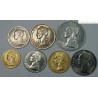 REUNION - ESSAI , 1F, 2F. 1948 - 5F, 10F , 20F. 1955 - 50F, 100 F 1962/4 FDC. lartdesgents.fr