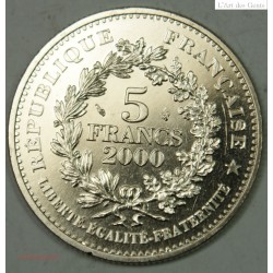 rare 5 Francs 2000 Nickel Louis XIII. lartdesgents.fr