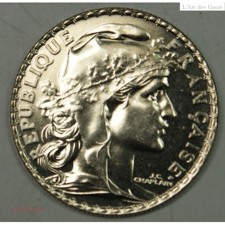 rare 5 Francs 2000 Nickel Marianne de Chaplain. lartdesgents.fr