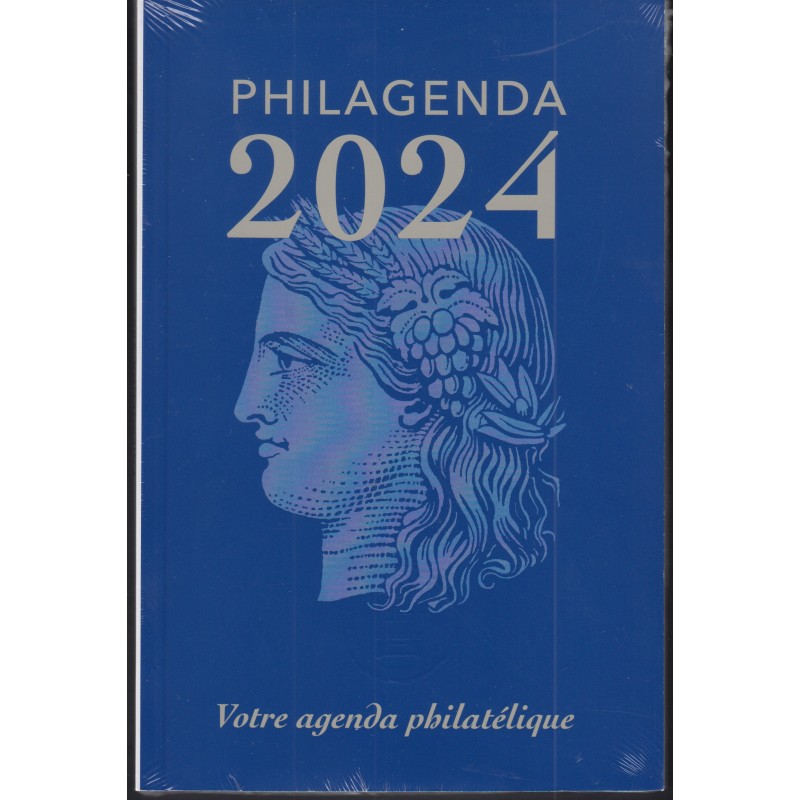Agenda - Philagenda 2024 - avec bloc spécial numéroté de 4 timbres 