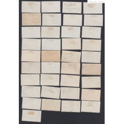 Lot de  37 Timbres Colonies Afrique Équatoriale 1938-1940 -Oblitérations cote 242 € lartdesgents
