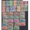 33 Timbres Colonies Françaises AEF n°141 à n°164 avec variétés - Oblitérations - cote 139€ lartdesgents