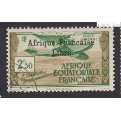 Colonies Françaises AEF année 1937-50- Timbres Poste Aérienne variété n°15c - oblitérés  Cote 68 Euros-