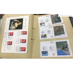 1240 enveloppes 1er jour de 1968 à 1998 +35 grands format, port offert France*