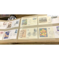 1240 enveloppes 1er jour de 1968 à 1998 +35 grands format, port offert France*