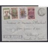 Colonies - Lettre cachet Pointe noire 1936 AEF + Tchad + Oubanghi Chari, lartdesgents