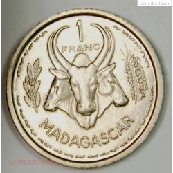 ESSAI Colonie MADAGASCAR -  1F + 2 Francs 1948, lartdesgents.fr