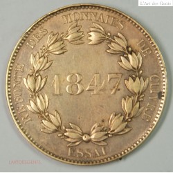 ESSAI LOUIS PHILIPPE 1847,...