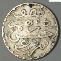 Maroc Morocco demi 1/2 dirhams 1311 TTB+, lartdesgents.fr