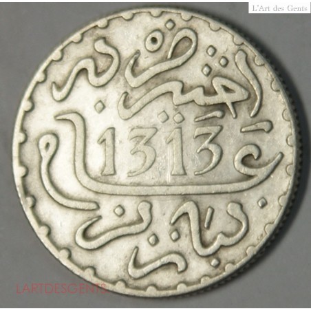 Maroc Morocco 1 dirham 1313 PARIS SUP, lartdesgents.fr