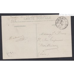 Colonies - Cachet Gabon Sindara  1910 sur timbre 5c n°19,  lartdesgents.fr