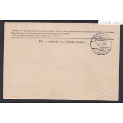 Colonies - CPA- Cachets Allemand Duala Kamerun 1916 - Timbres 42 et 44, lartdesgents.fr