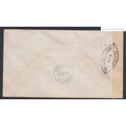 Colonies - Oeuvres de guerre sur lettre - cachet Duala, 1940  lartdesgents.fr