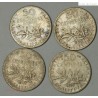 50 centimes semeuse 1898, 1900, 1907, 1911, LARTDESGENTS.FR