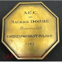 Médaille Bronze - Art déco - Porteuse de fleurs par P. TURIN 1946, LARTDESGENTS.FR