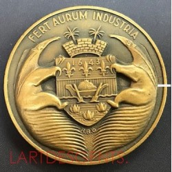 Médaille Banque de la GUYANE 1855-1955 par R.B. GARON, LARTDESGENTS.FR
