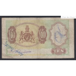 Irlande du Nord - Billet 10 Pounds - n° A19419 - 1942 - lartdesgents.fr