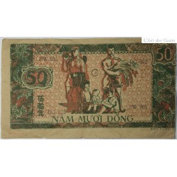 VIETNAM- Billet 50 DONG VERT 1948-1949 P27, lartdesgents.fr