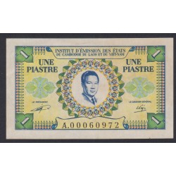 Indochine 1piastre - 1953 petit numéro A.60972 - Vietnam, Cambodgia, Laos, lartdesgents.fr