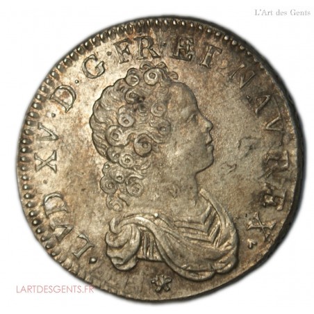 Demi ECU Vertugadin LOUIS XV 1716 & Aixen provence (rf) – TTB+ Demi ECU Vertugadin LOUIS XV 1716 & Aixen provence (rf) – TTB+