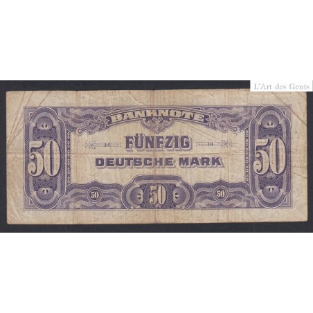 Allemagne Billet 50 Mark Série 1948 - k8604310B - lartdesgents.fr