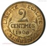 Daniel Dupuis - 2 centimes 1909 SUP, lartdesgents