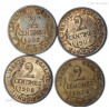 Daniel Dupuis - 2 centimes 1903,1904,1908,1914.(2)