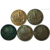 Daniel Dupuis - 1 centime 1908, 1911, 1914, 1916, 1919