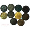 Cérès - 2 centimes 1878,85,86,88,89,90,92,95,96,97.