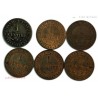 Cérès - 1 centime 4 x 1896 +2 x1897