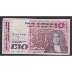 Billet Irelande 10 Pounds 1990 -D1H 154204  - lartdesgents.fr