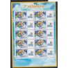 Lot de 3 Feuillets timbres personalisés - 2000 - F3365  - lartdesgents.fr