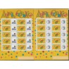 Lot de 2 Feuillets timbres personalisés "anniversaire" - 2002 - F3480A et F3480Aa  - Neufs** - lartdesgents.fr