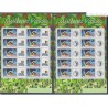 Lot de 2 Feuillets timbres personalisés "Meilleurs Voeux" - 2002 - F3533A et F3533Aa  - Neufs** - lartdesgents.fr