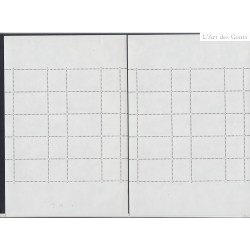 Lot de 2 Feuillets timbres personalisés "Meilleurs Vœux" - 2002 - F3533A et F3533Aa  - Neufs** - lartdesgents.fr