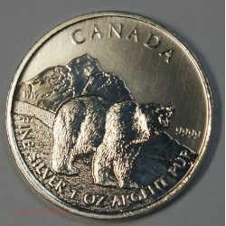 INVESTISSEMENT ARGENT, 1 OZ CANADA 5$ 2011, lartdesgents.fr