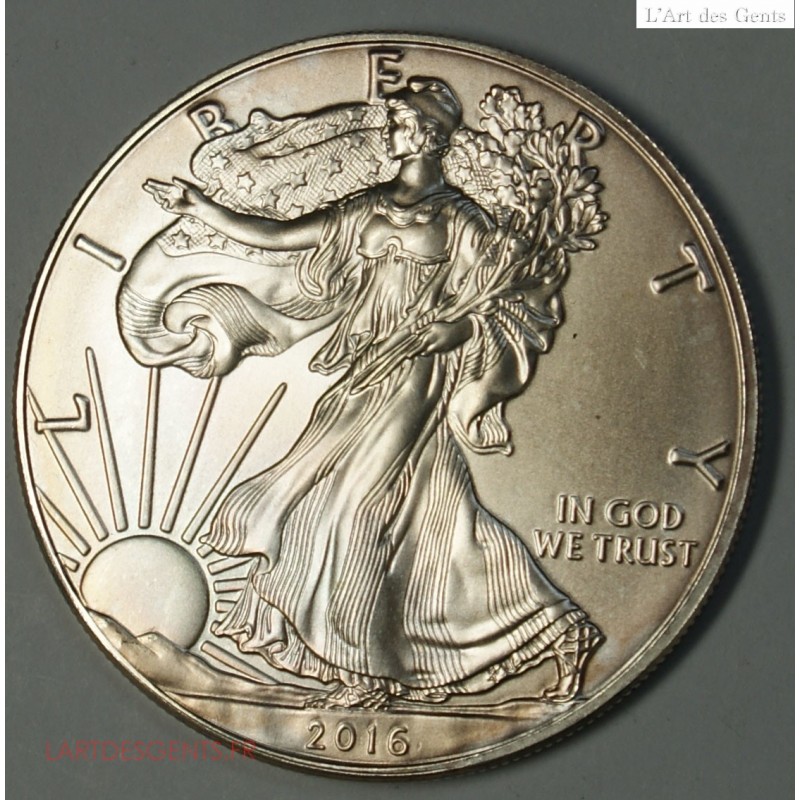 INVESTISSEMENT ARGENT, 1 OZ USA 1$ 2016 LIBERTY, lartdesgents.fr