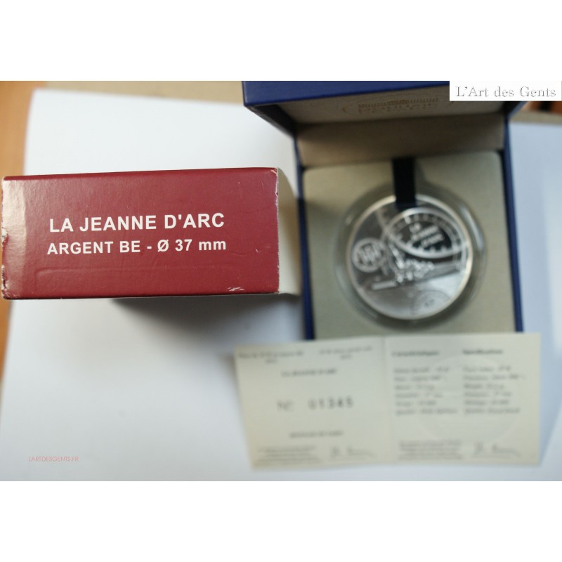 Coffret  10 Euros Argent France 2012 La Jeanne D’arc