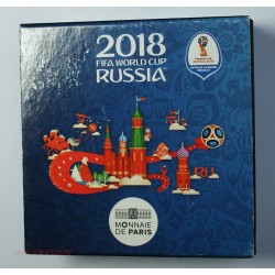 Coffret 5€ BE or 2018 Coupe du monde Russia, lartdesgents.fr
