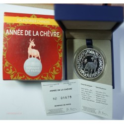 Coffret France 10 euros, Année du CHEVRE, BE 2015, lartdesgents.fr
