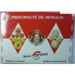 Coffret BU MONACO 2002, 1cent à 2 euros, lartdesgents.fr