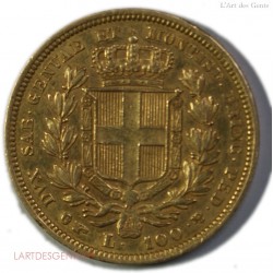 ITALIE - 100 LIRE or 1833 TURINO Charles Albert, lartdesgents.fr