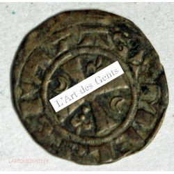 Denier Etienne Chapelle MEAUX 1160-1170 ap. J.C., lartdesgents.fr