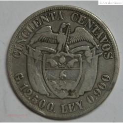 Colombie - 50 centavos 1922, lartdesgents.fr