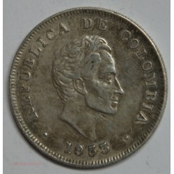 Colombie - 50 centavos 1933 (km.133.2), lartdesgents.fr