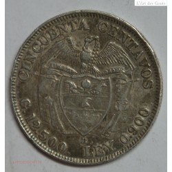 Colombie - 50 centavos 1933 (km.133.2), lartdesgents.fr