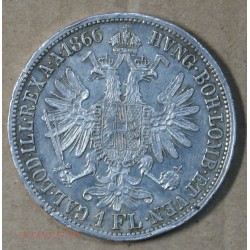 AUSTRIA - 1 FLORIN 1866, Qualité, lartdesgents.fr