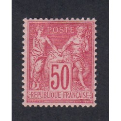Timbre France n°98 Type sage 1900 Neuf Signé cote 275 Euros lartdesgents.fr